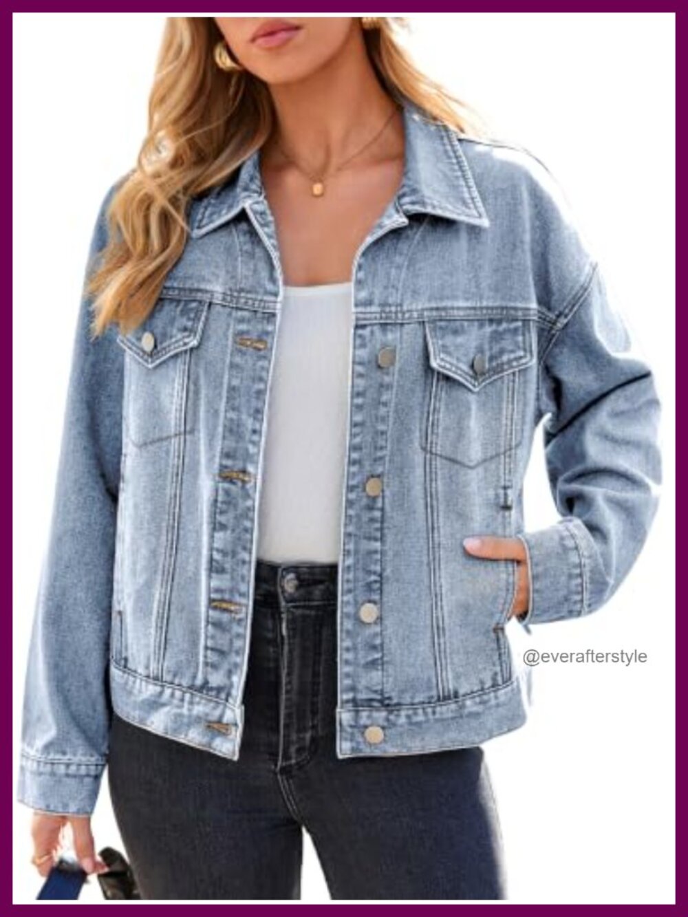 Cropped Denim Jacket Western Y2K Concert Outfit